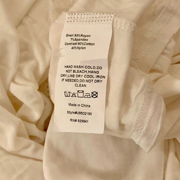 Suzanne Betro ivory white top brand new with tag lace sleeves - Picture 11 of 12